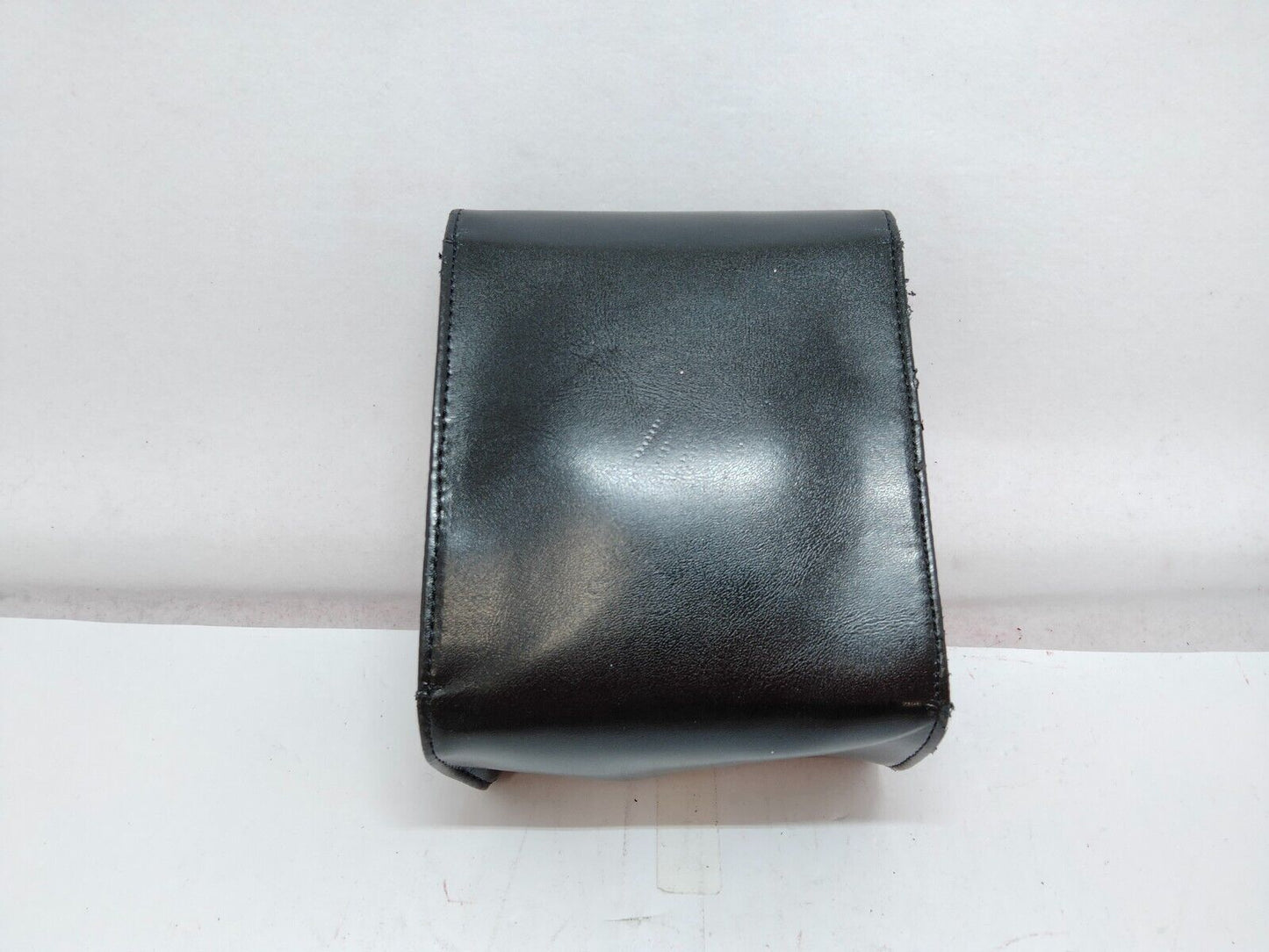 VINTAGE GENUINE BVLGARI Black watch box case leather 0831018e4S