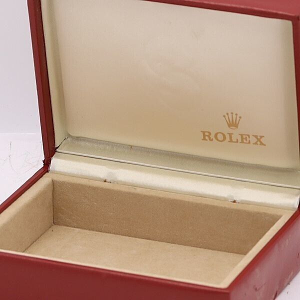 VINTAGE GENUINE ROLEX watch box case 14.00.02 wood leather no inner 231017013yS