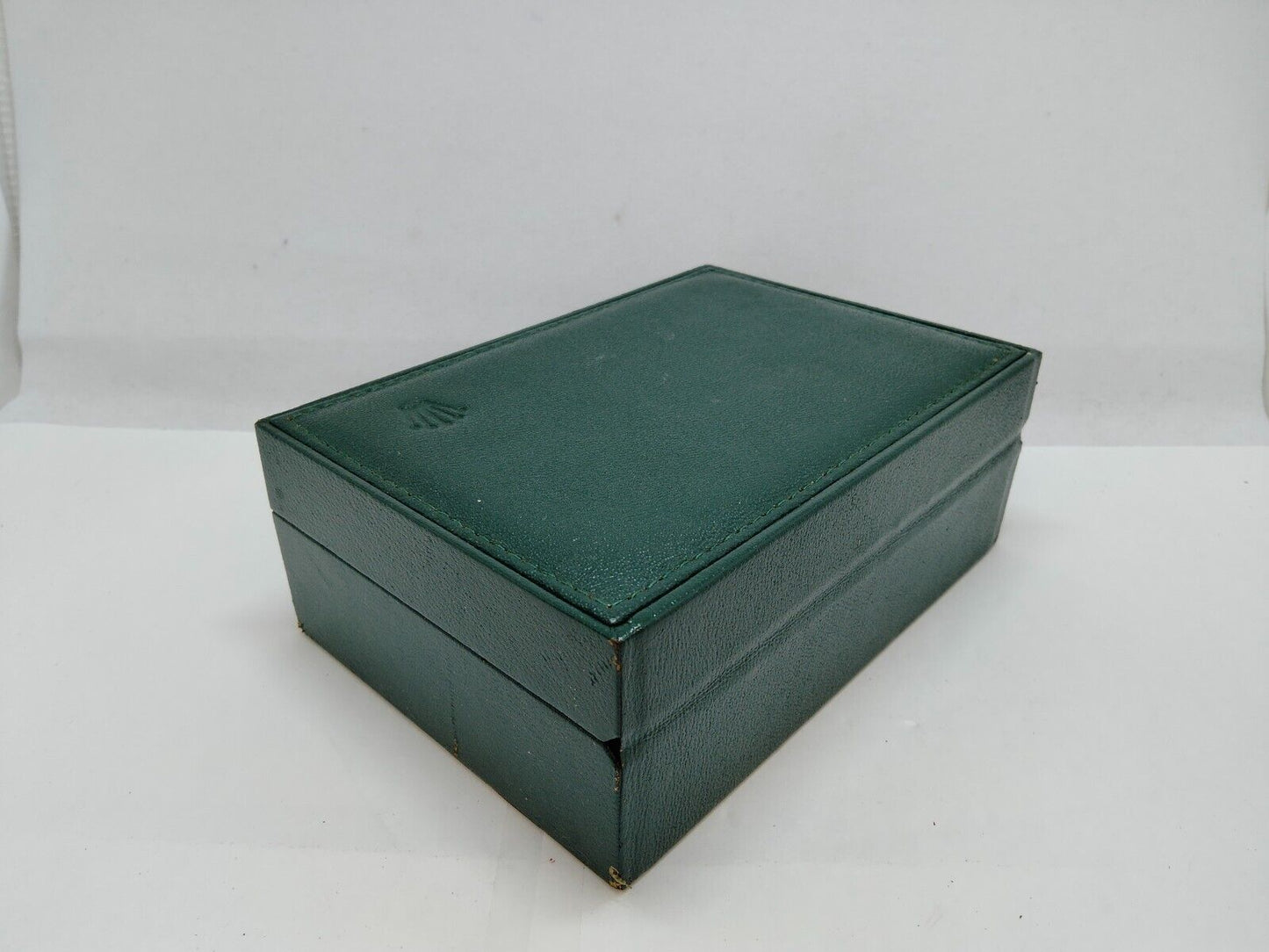 VINTAGE GENUINE ROLEX Green Watch Box 68.00.88 wood leather 0716002y14S