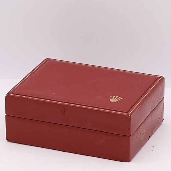 VINTAGE GENUINE ROLEX watch box case 14.00.02 wood leather no inner 231017013yS