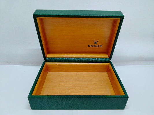 VINTAGE GENUINE ROLEX Green Watch Box Case 68.00.02 no inner cushion 0811002m6S