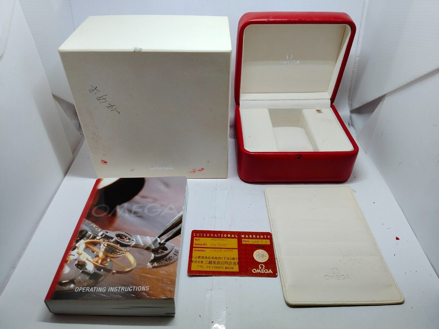 OMEGA Speedmaster Seamaster watch box case warranty guarantee card 1112001y1S