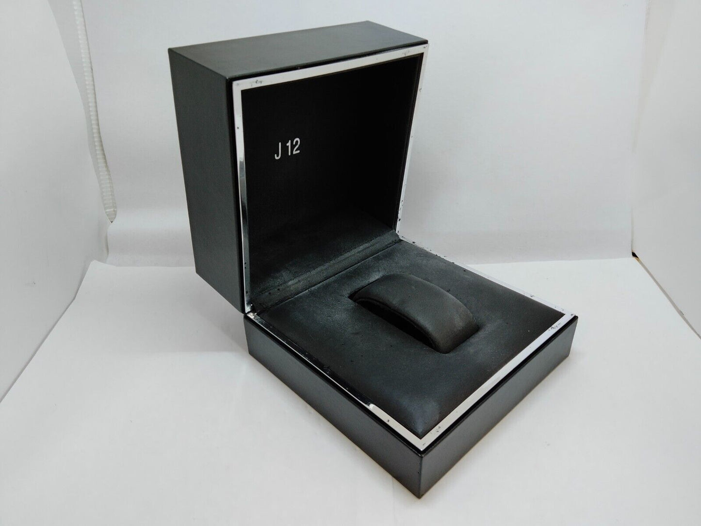 VINTAGE GENUINE CHANEL J12 watch case box box warranty guarantee black 0612003yS