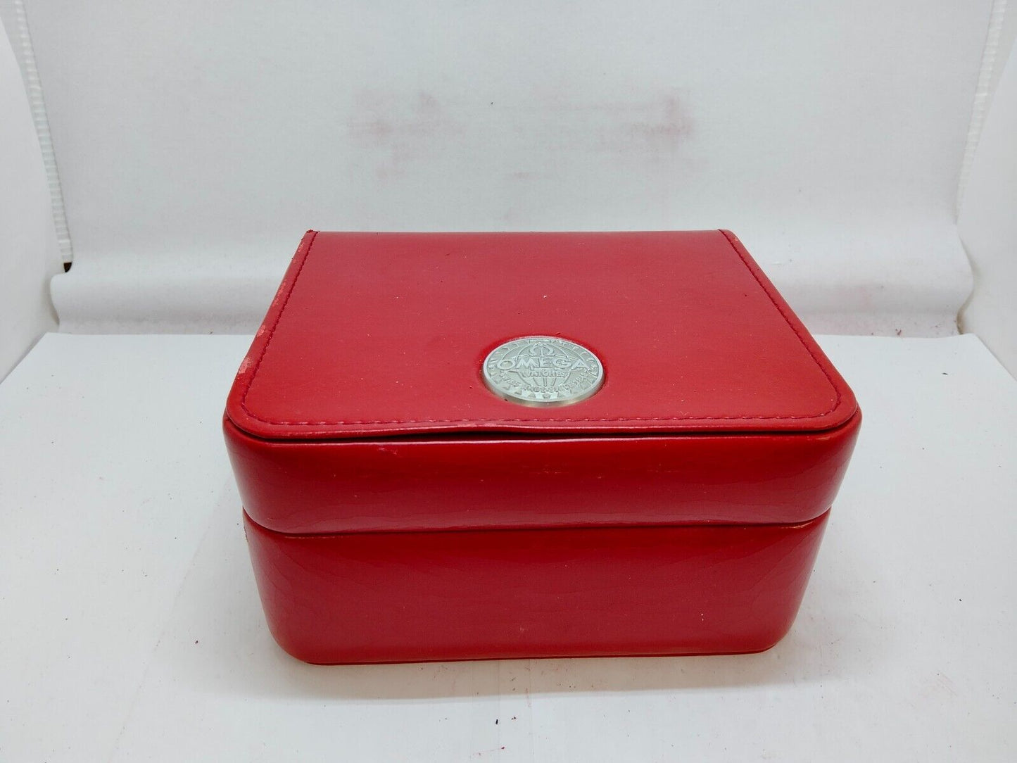 VINTAGE GENUINE OMEGA Seamaster Speedmaster watch box case booklet red 1003017yS