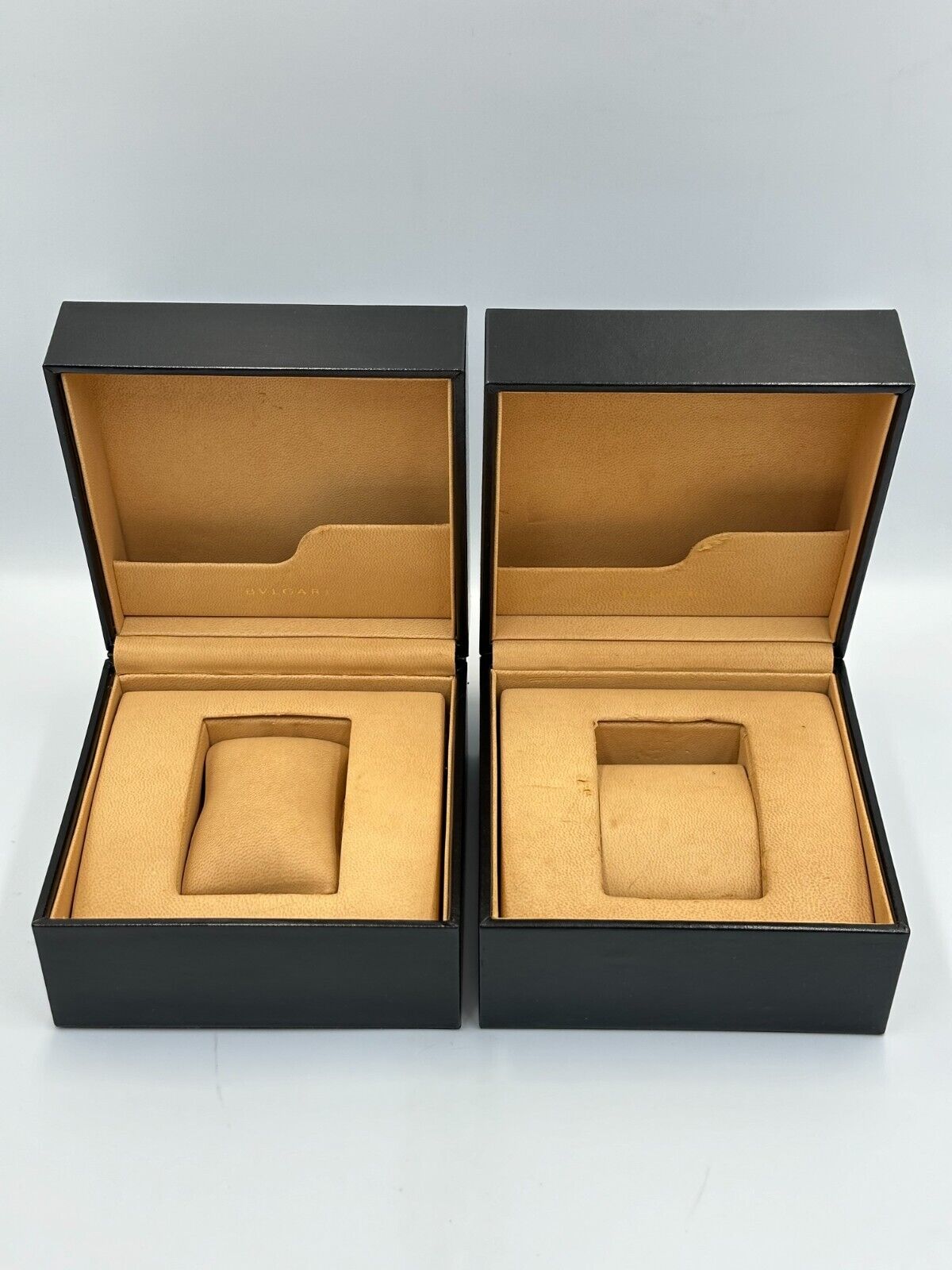 GENUINE BVLGARI Black watch box case warranty guarantee 4 set 240217002y1A