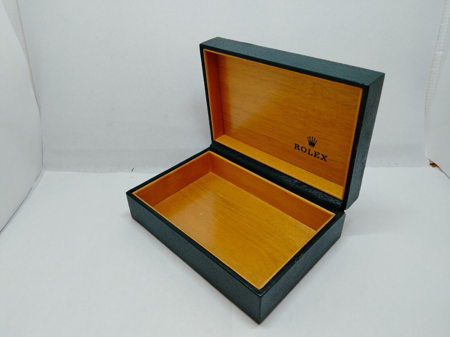 VINTAGE GENUINE ROLEX watch  box case green 68.00.55 0626001yS