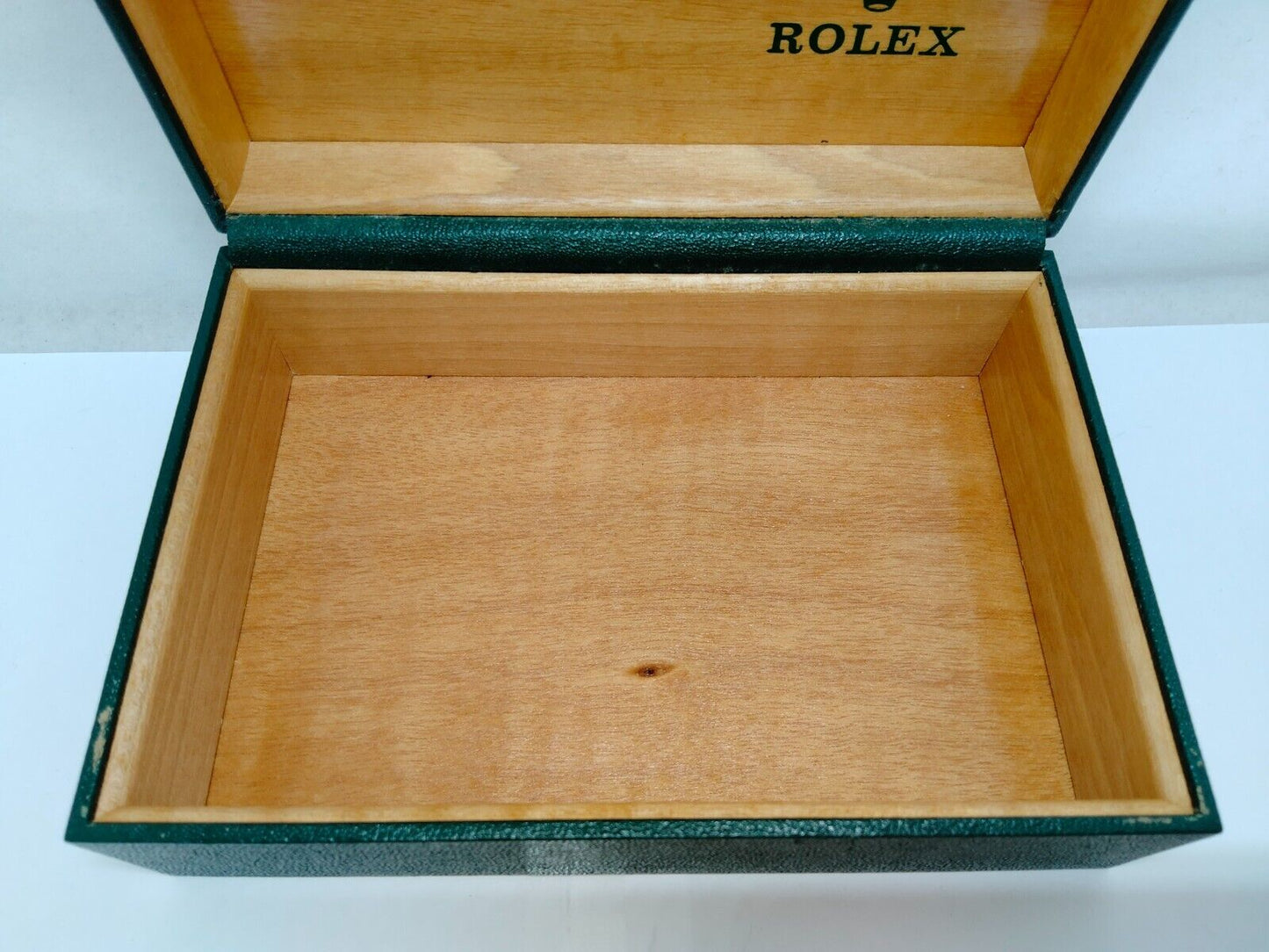 VINTAGE GENUINE ROLEX Green Watch Box Case 68.00.08 no inner cushion 0811002m4S