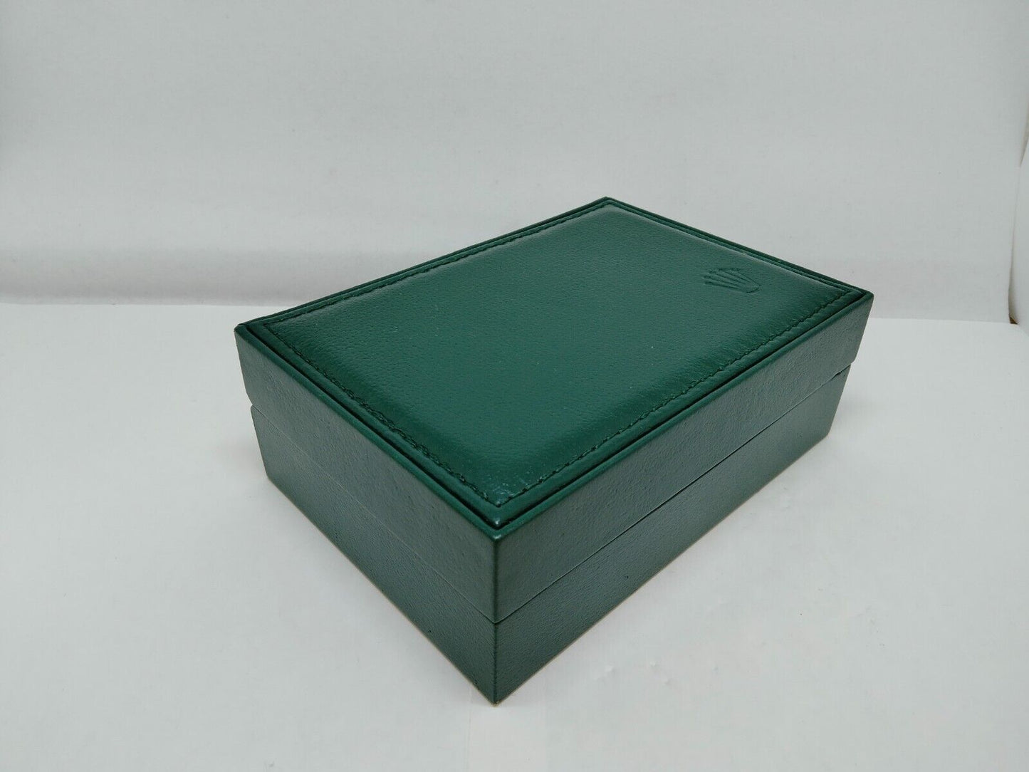 VINTAGE GENUINE ROLEX watch box case no inner cushion 68.00.71 Green 0619001y10S