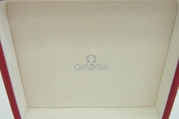 GENUINE OMEGA Speedmaster Seamaster watch box case Red link card 231126005yS