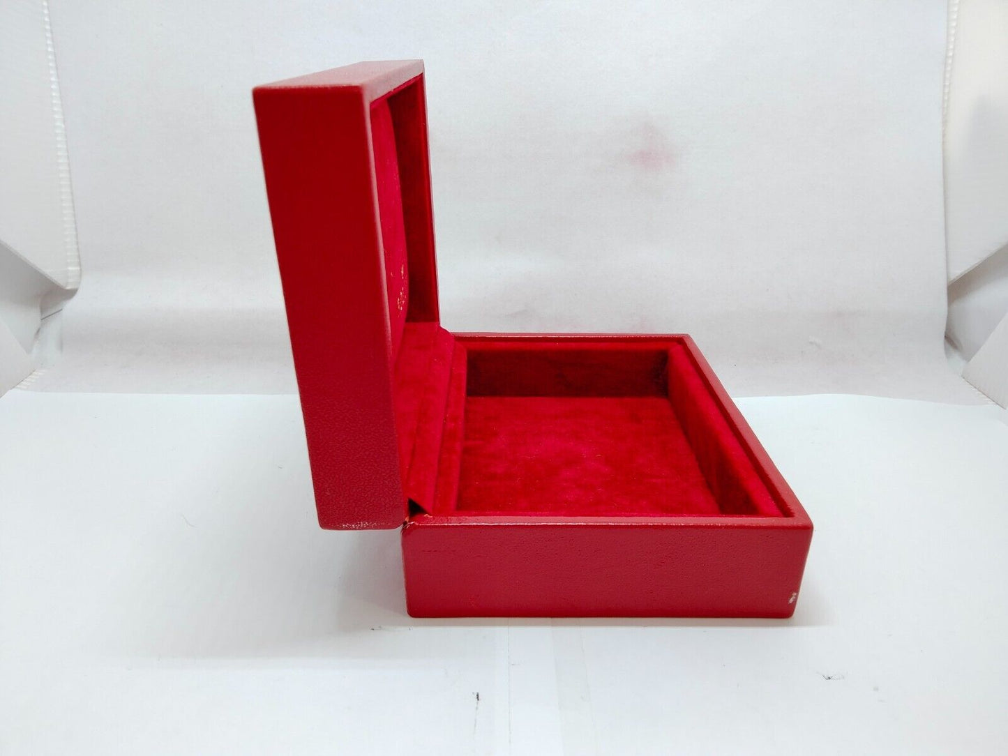 VINTAGE GENUINE ROLEX watch box case  no inner cushion red 14.00.08 1120011y4S