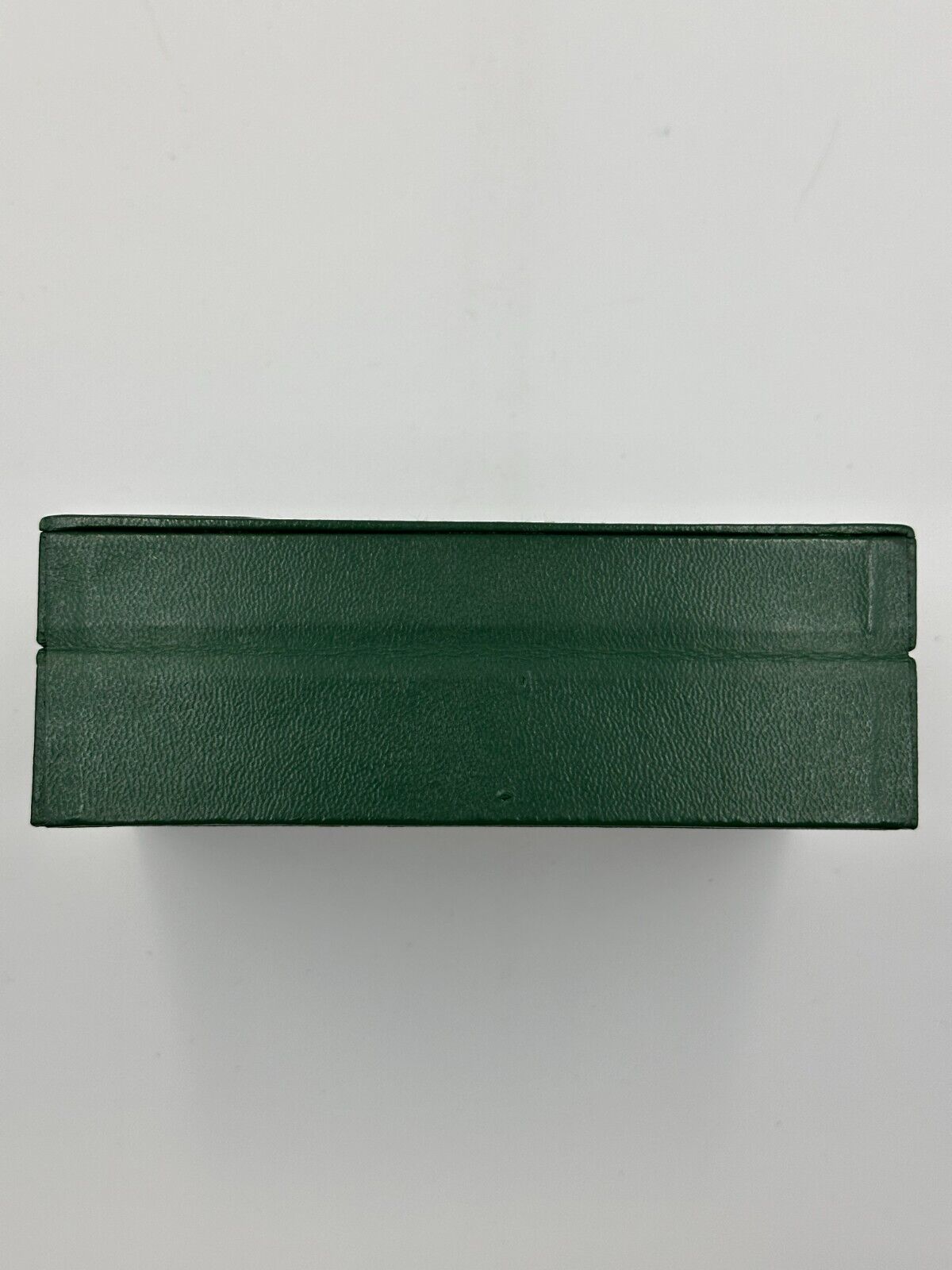 VINTAGE GENUINE ROLEX Green watch box case wood leather 2 set 240128003m6A