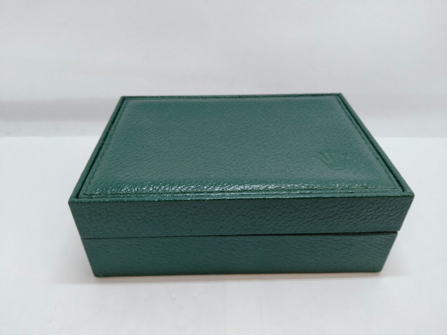 VINTAGE GENUINE ROLEX watch box case green 68.00.05 0619002y4S