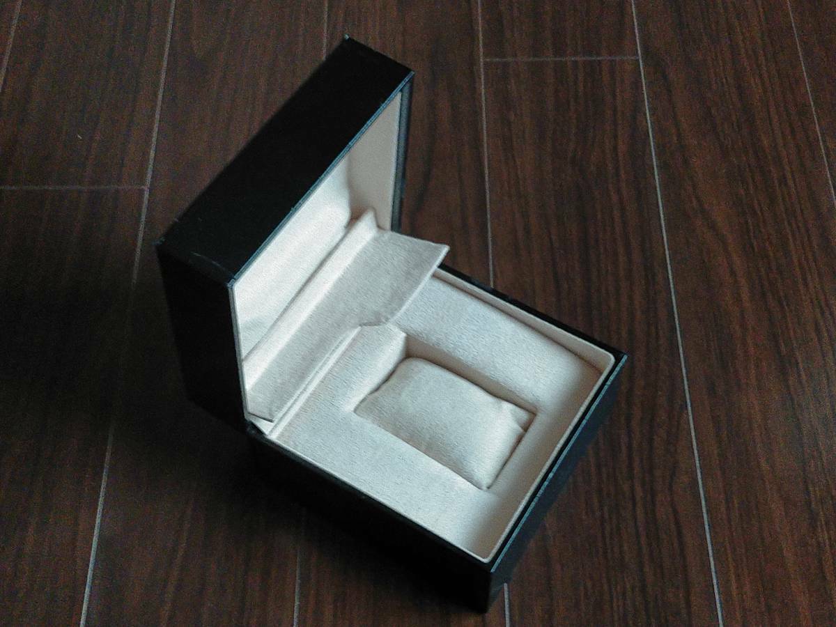 VINTAGE GENUINE BVLGARI watch box case booklet black leather 0516010y