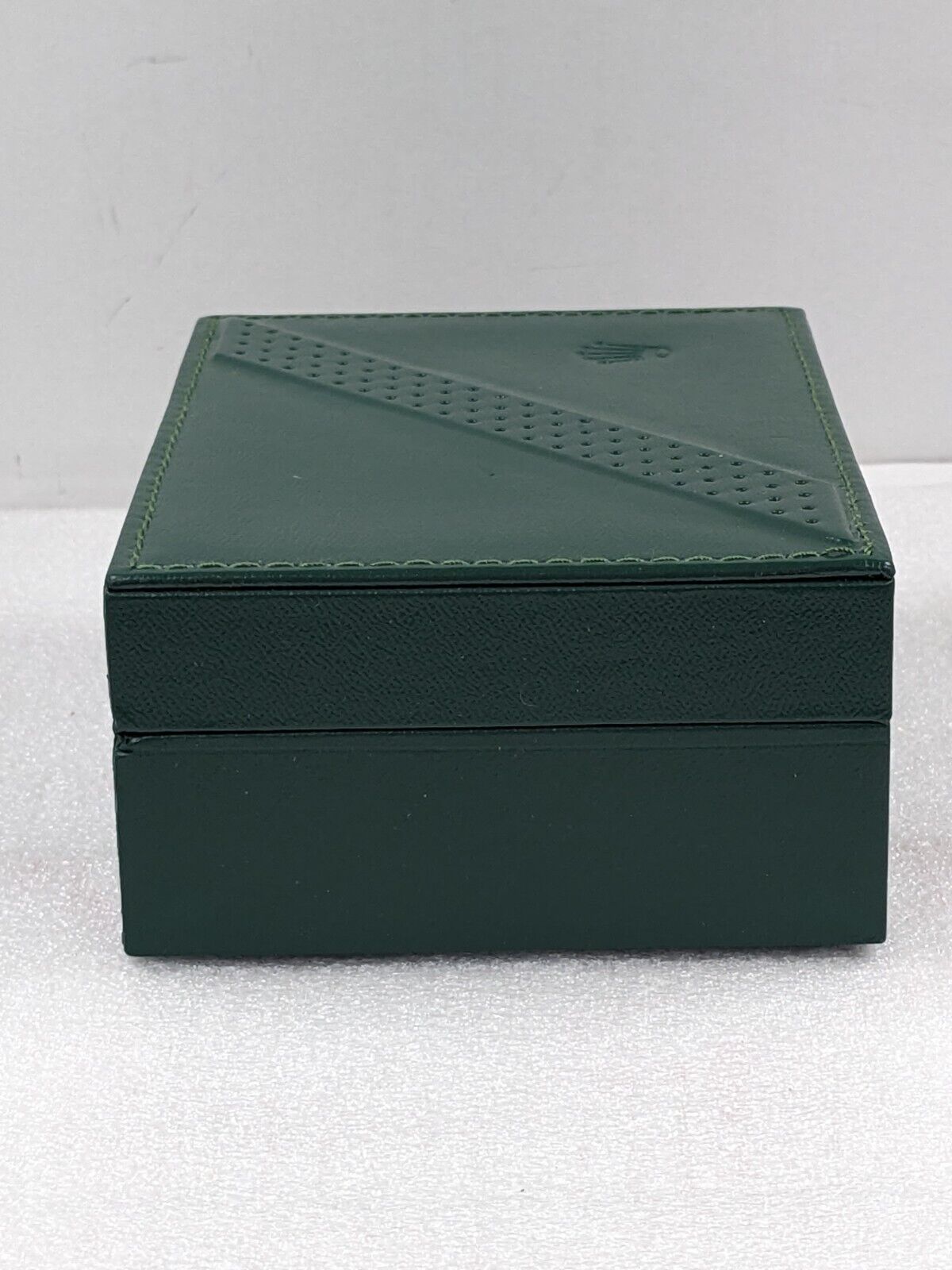 VINTAGE GENUINE ROLEX Green watch box case 68.00.06 no inner wood 231109004y10S