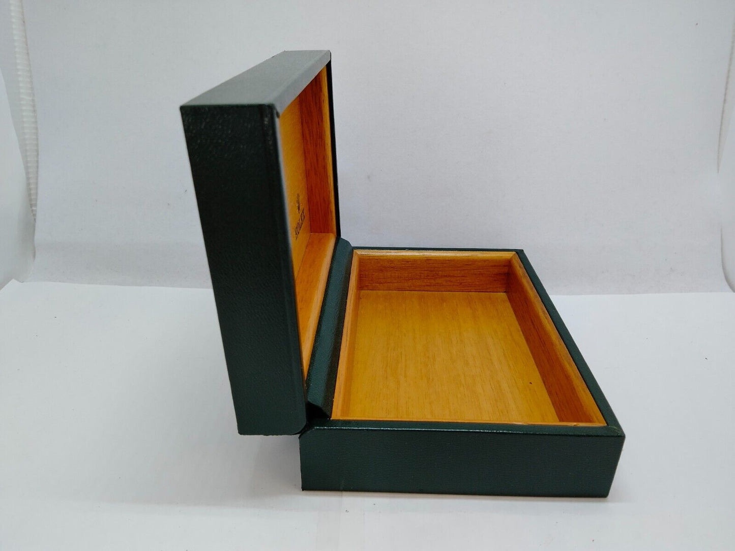 VINTAGE GENUINE ROLEX Green watch box case 68.00.2 no inner cushion 0716002y22S