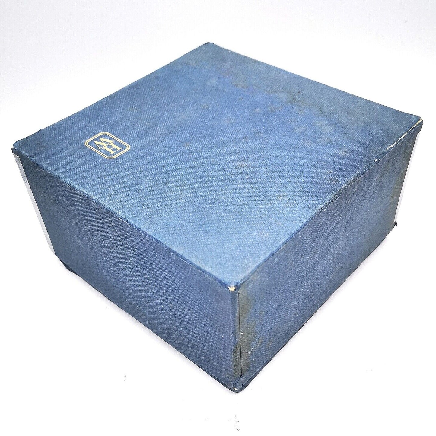 VINTAGE GENUINE Harry Winston watch box case booklet leather blue 0427001r