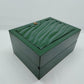 VINTAGE GENUINE ROLEX green watch box case cushion wave 39137.04 0525002m5S