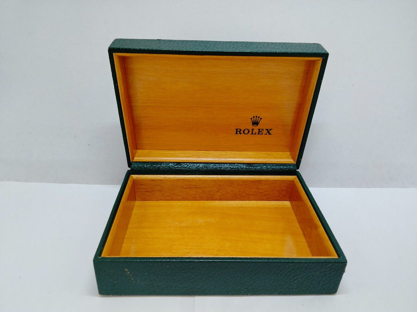 VINTAGE GENUINE ROLEX Green Watch Box Case 68.00.55 no inner cushion 0717009y2S