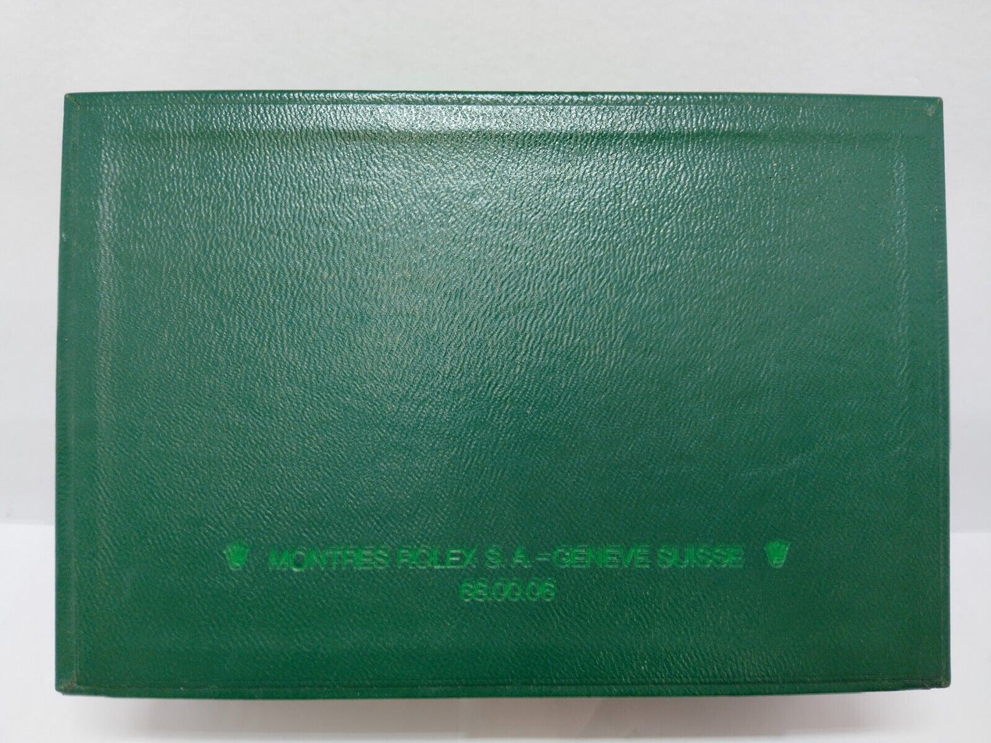 VINTAGE GENUINE ROLEX 16013 Datejust watch box case 68.00.06 green 0529006y1S