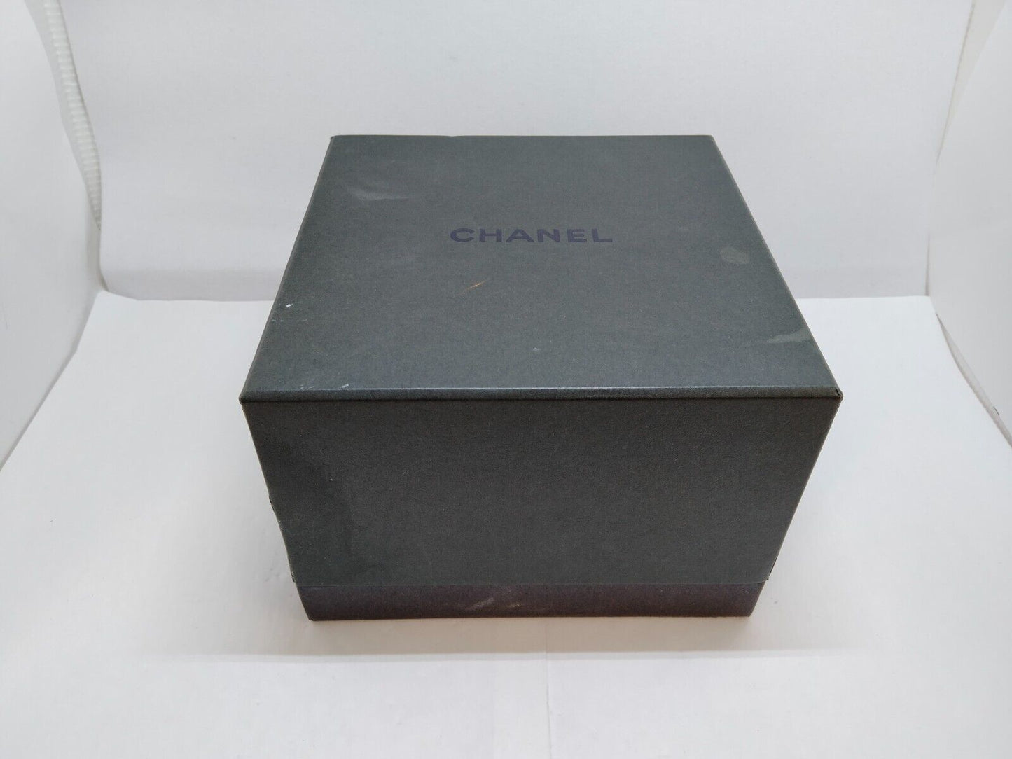 VINTAGE GENUINE CHANEL J12 watch case box box warranty guarantee black 0612003yS