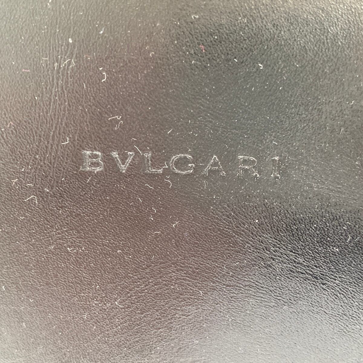 VINTAGE GENUINE BVLGARI watch box case black warranty guarantee wood 231015006yS