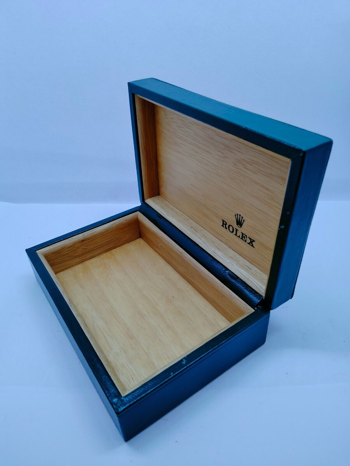 VINTAGE GENUINE ROLEX watch box case no inner cushion 68.00.06 Green 0521003y10S