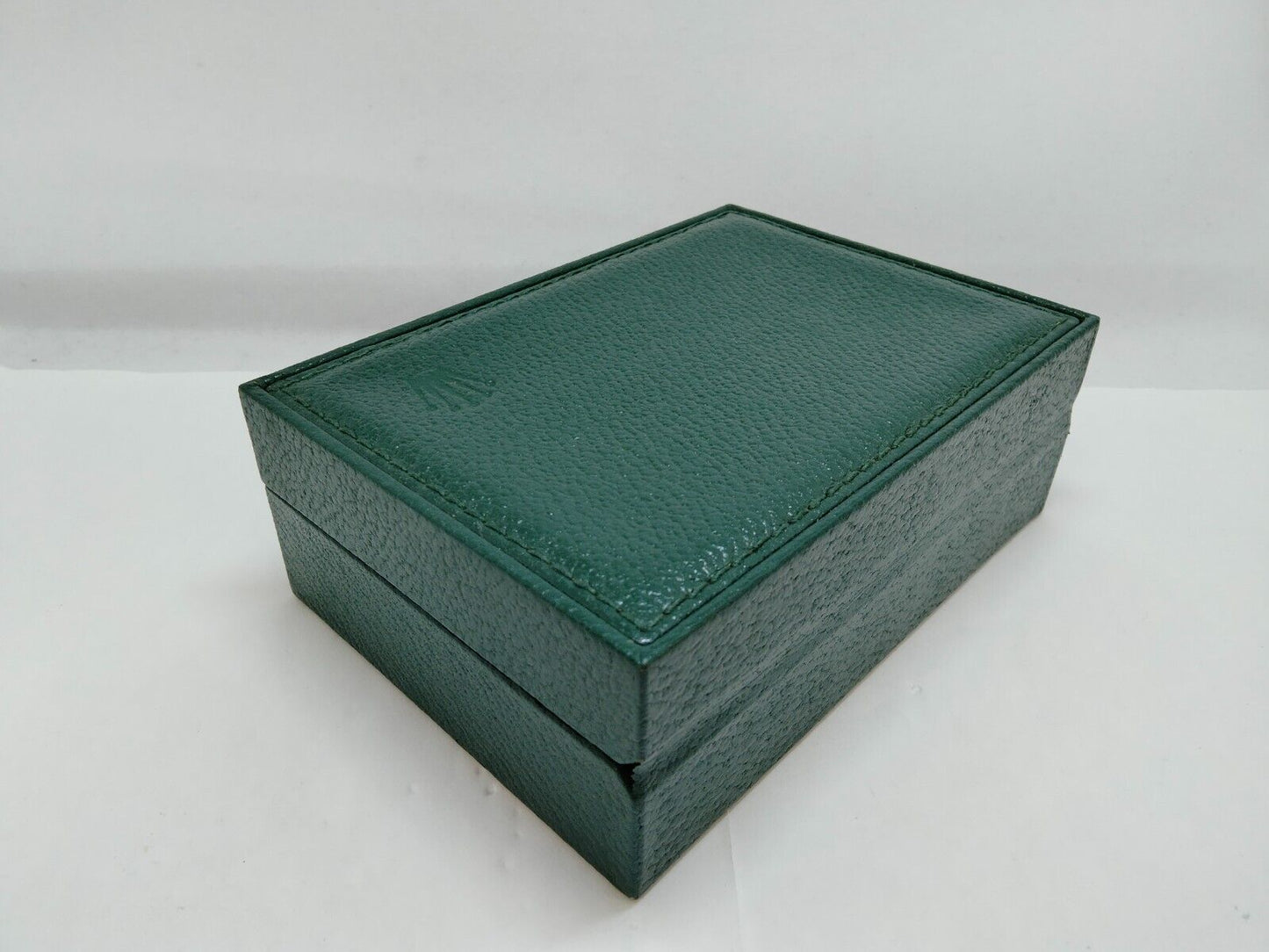 VINTAGE GENUINE ROLEX watch box case green 68.00.05 0619002y4S