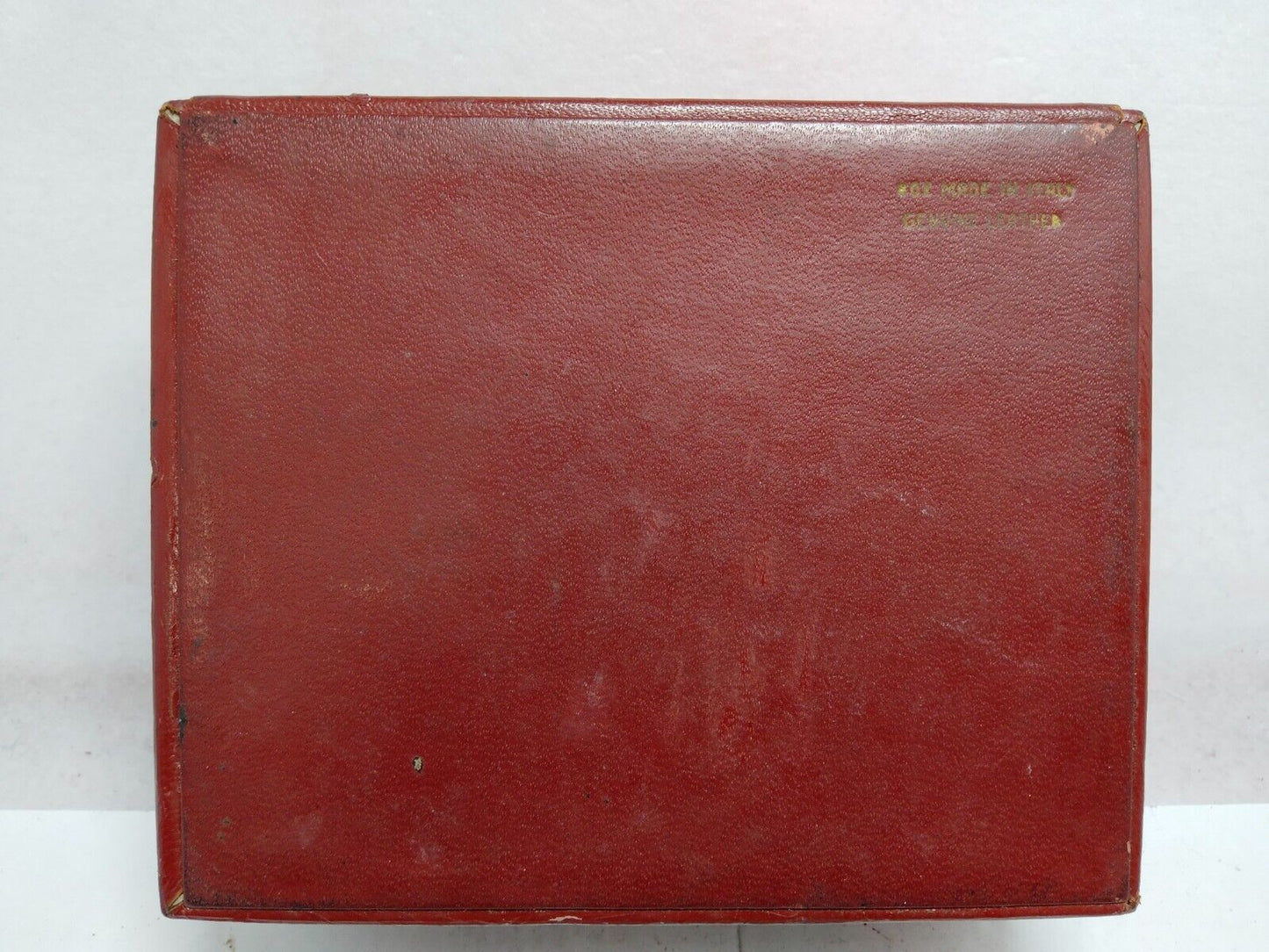 VINTAGE GENUINE OMEGA Speedmaster Seamaster watch box case red 0428001e8S