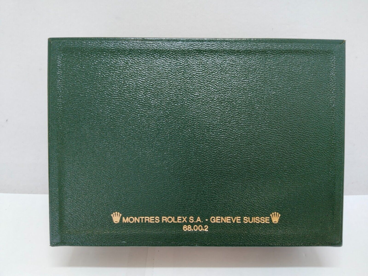 VINTAGE GENUINE ROLEX Green watch box case 68.00.2 no inner cushion 0716002y22S