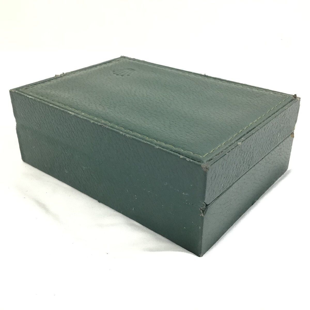 VINTAGE GENUINE ROLEX watch box case no inner cushion 68.00.55 Green 0521001yS