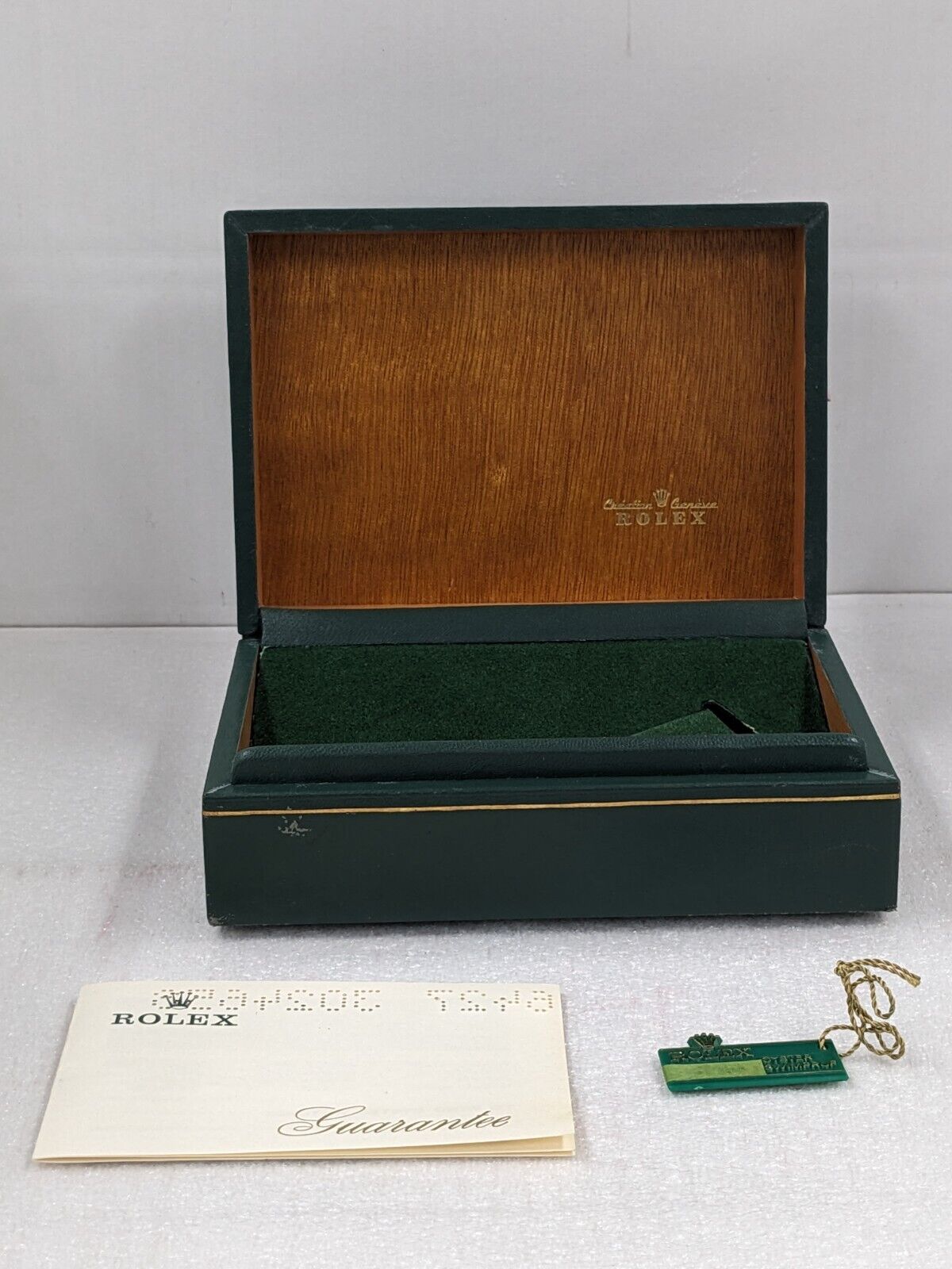 ROLEX 6427 Oyster-Precision watch box case 68.00.2 paper 1973 tag 230909002yS