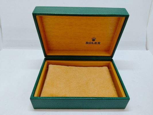 VINTAGE GENUINE ROLEX watch box case green 68.00.71 0610002y2S