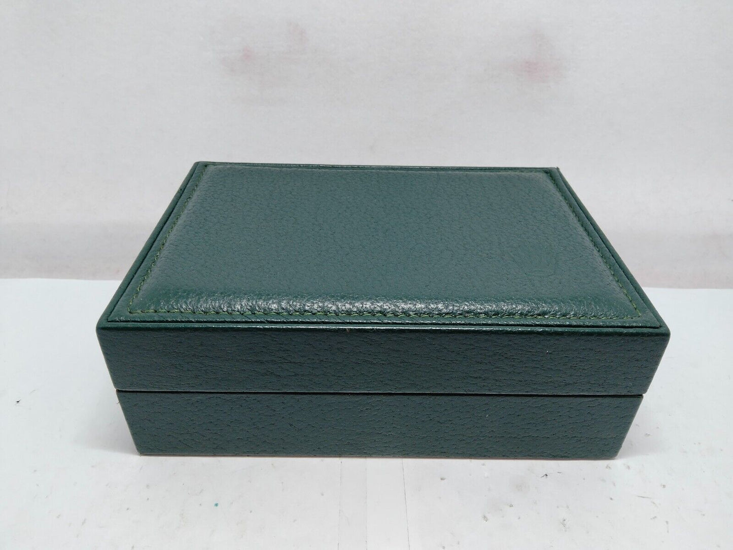 VINTAGE GENUINE ROLEX watch box case 68.00.01 Green no inner wood 0208001y1S