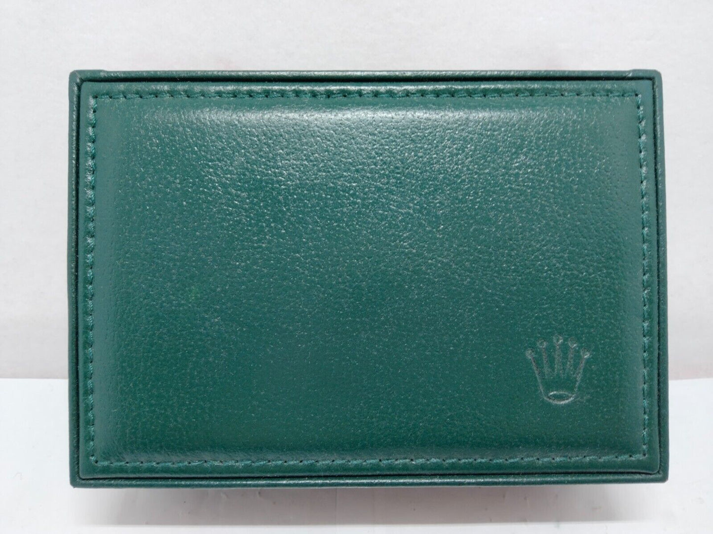 VINTAGE GENUINE ROLEX watch box case 68.00.71 Green no inner 0129004y2S