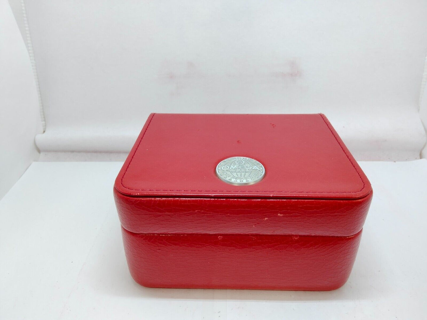 VINTAGE GENUINE OMEGA Seamaster Speedmaster watch box case booklet red 1003018yS