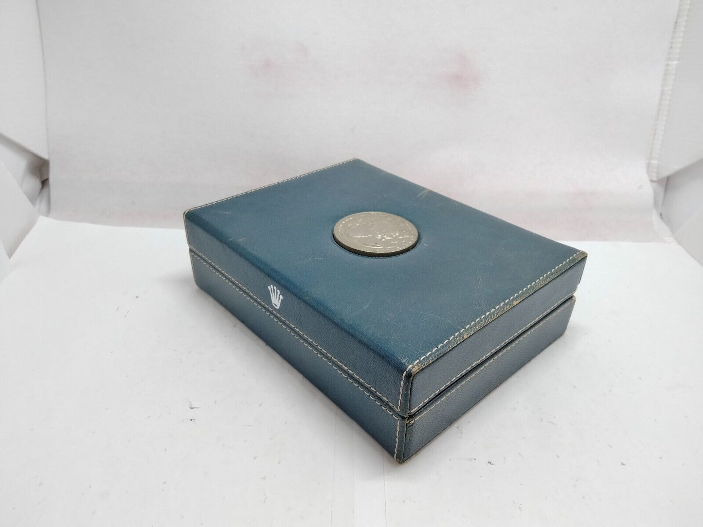 VINTAGE GENUINE ROLEX Cellini watch box case no inner leather 0306002y2S