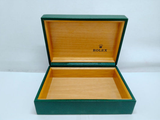 VINTAGE GENUINE ROLEX green watch box case 68.00.02 no inner cushion 0811002m8S