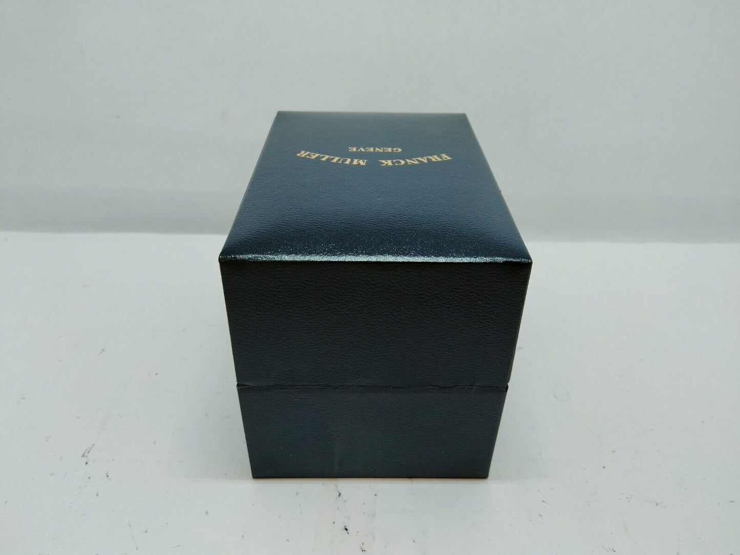 VINTAGE GENUINE FRANCK MULLER GENEVE black watch box case leather 0611003y1S