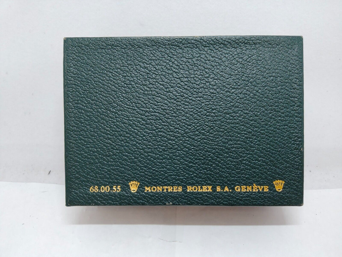 VINTAGE GENUINE ROLEX watch  box case green 68.00.55 0626001yS