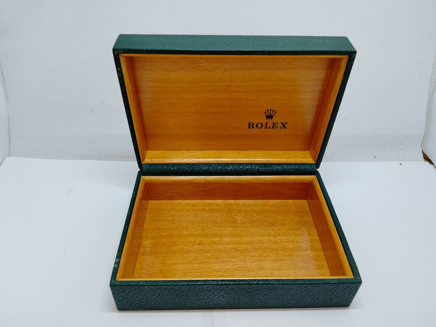 GENUINE ROLEX 16234 Datejust watch box case no inner cushion green 0715002y7S