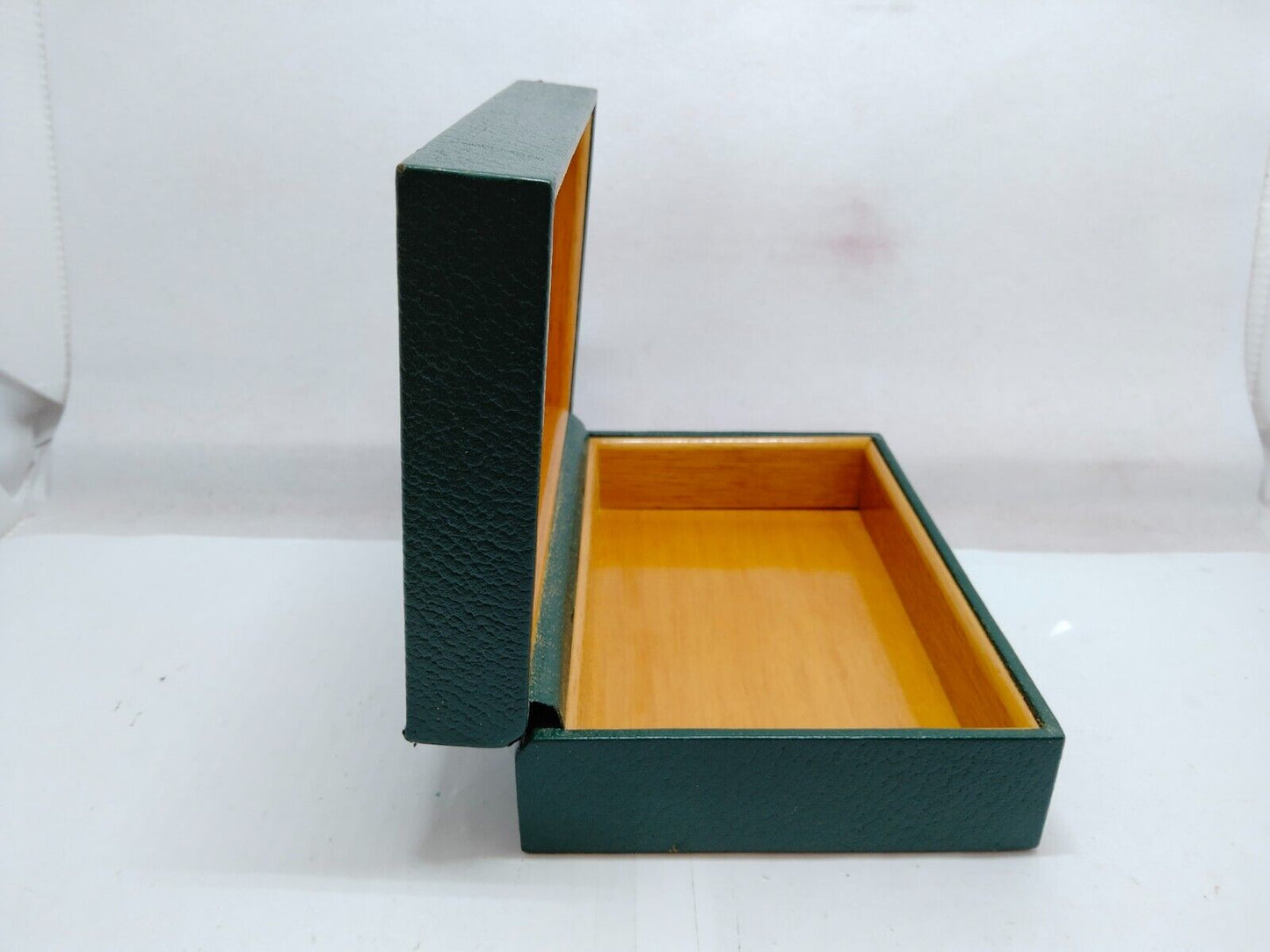 VINTAGE GENUINE ROLEX watch box case 68.00.55 Green no inner calendar 0129005y2S