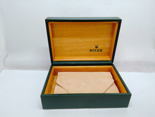 VINTAGE GENUINE ROLEX Green watch box case 68.00.2 no inner cushion 0921005yS