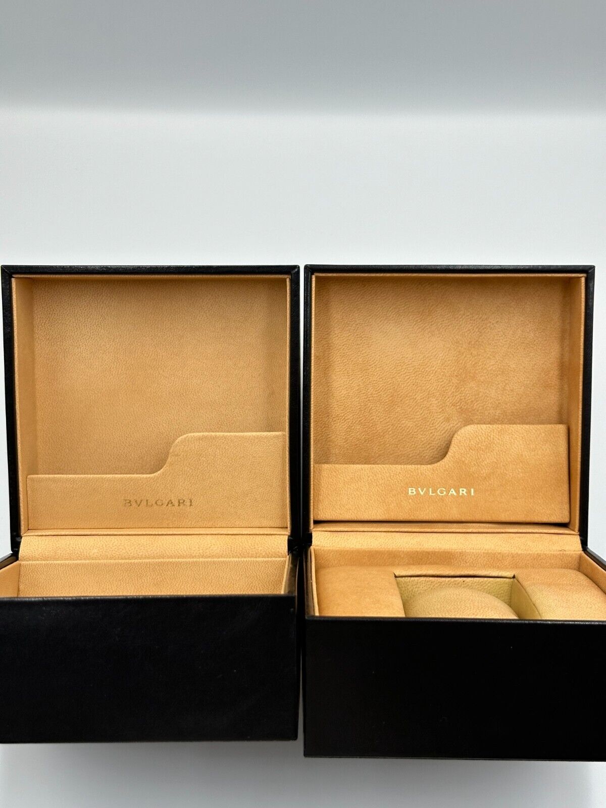 GENUINE BVLGARI Black watch box case warranty guarantee 4 set 240217002y1A