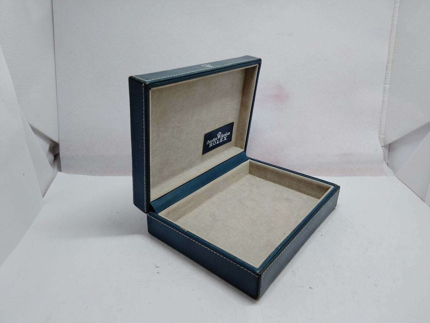 VINTAGE GENUINE ROLEX Cellini watch box case no inner leather 0306002y2S