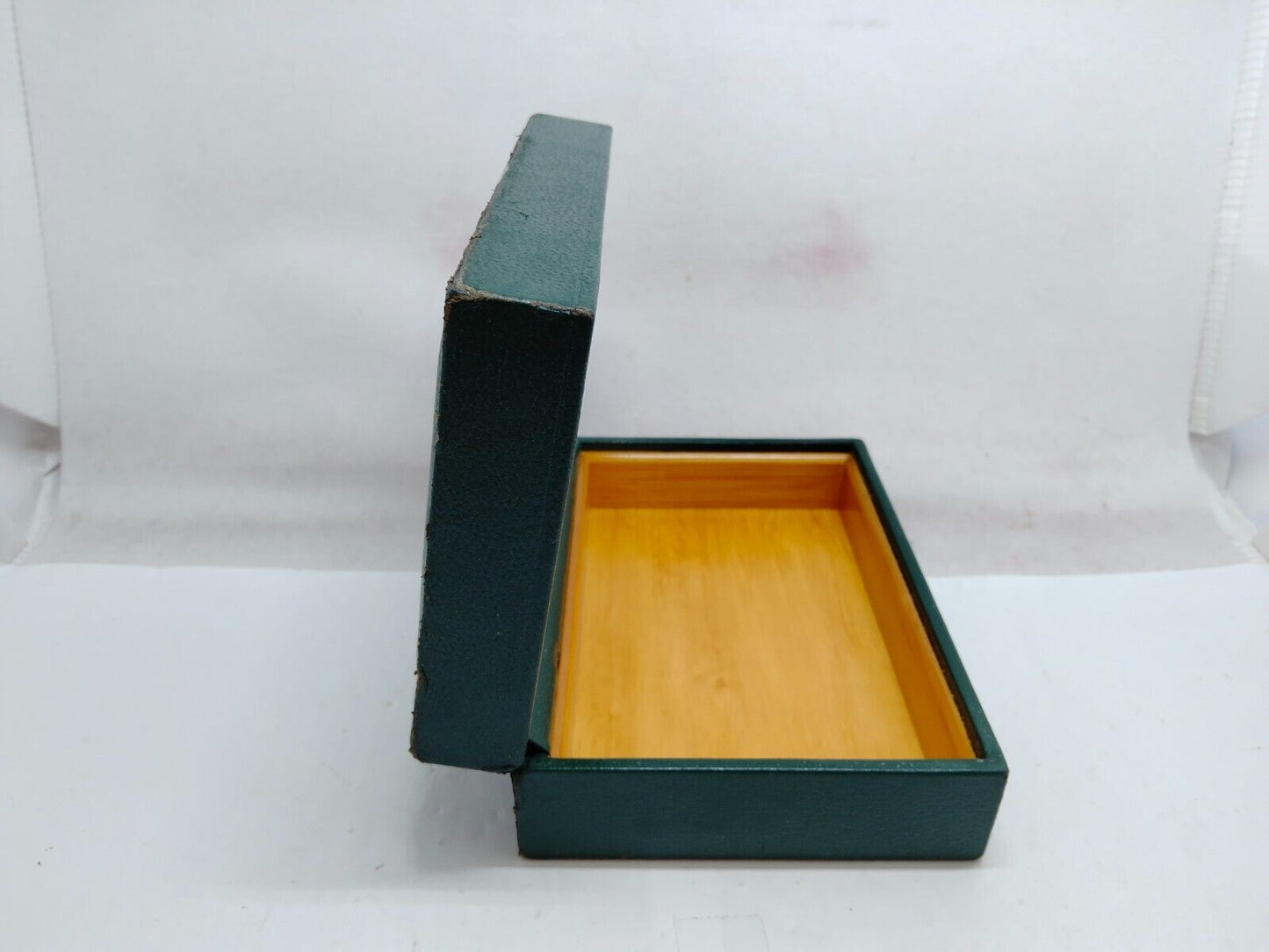 VINTAGE GENUINE ROLEX Green watch box case 68.00.71 no inner wood 230610001y2S