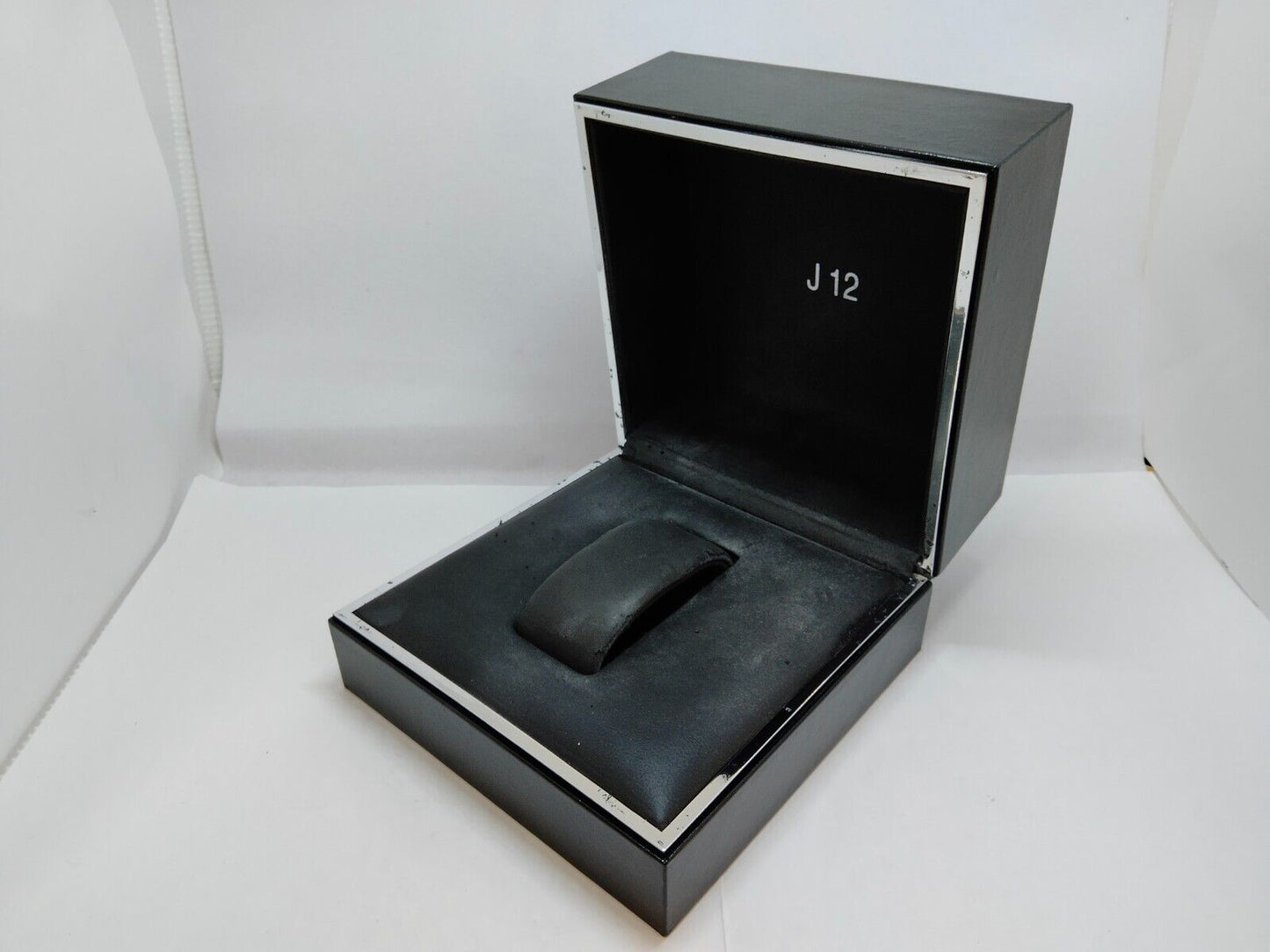 VINTAGE GENUINE CHANEL J12 watch case box box warranty guarantee black 0612003yS