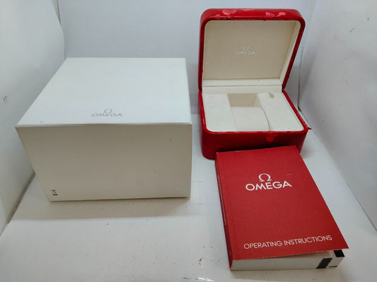 VINTAGE GENUINE OMEGA Speedmaster Seamaster watch box case Booklet 0715004m1S