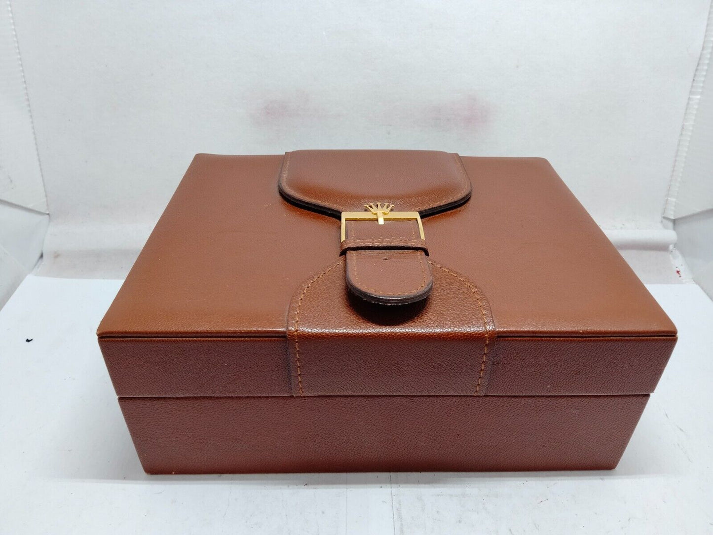 VINTAGE GENUINE ROLEX 18038 Day-Date watch box case 71.00.08 wood 230913005yS