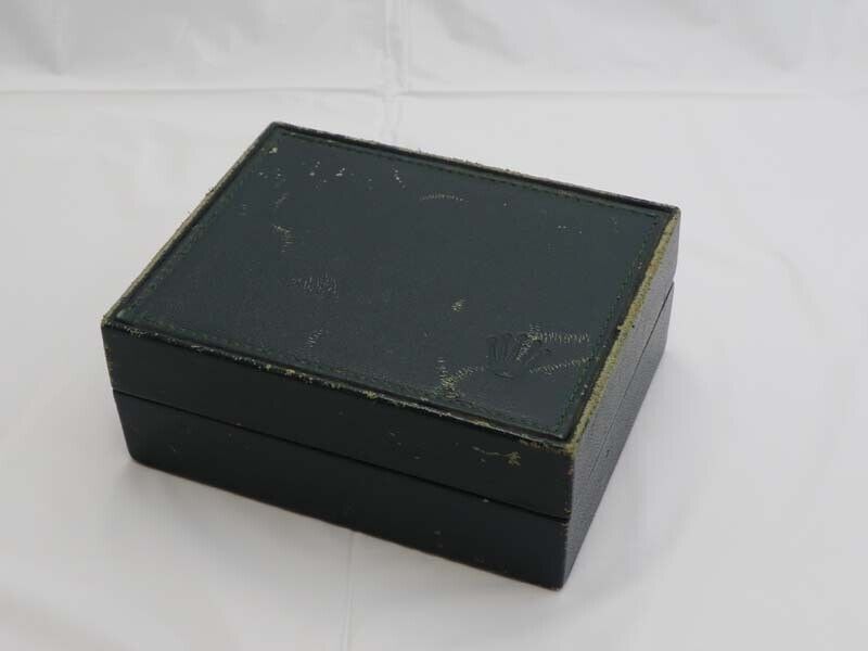 VINTAGE GENUINE ROLEX watch box case no inner cushion 67.00.03 Green 0520003yS