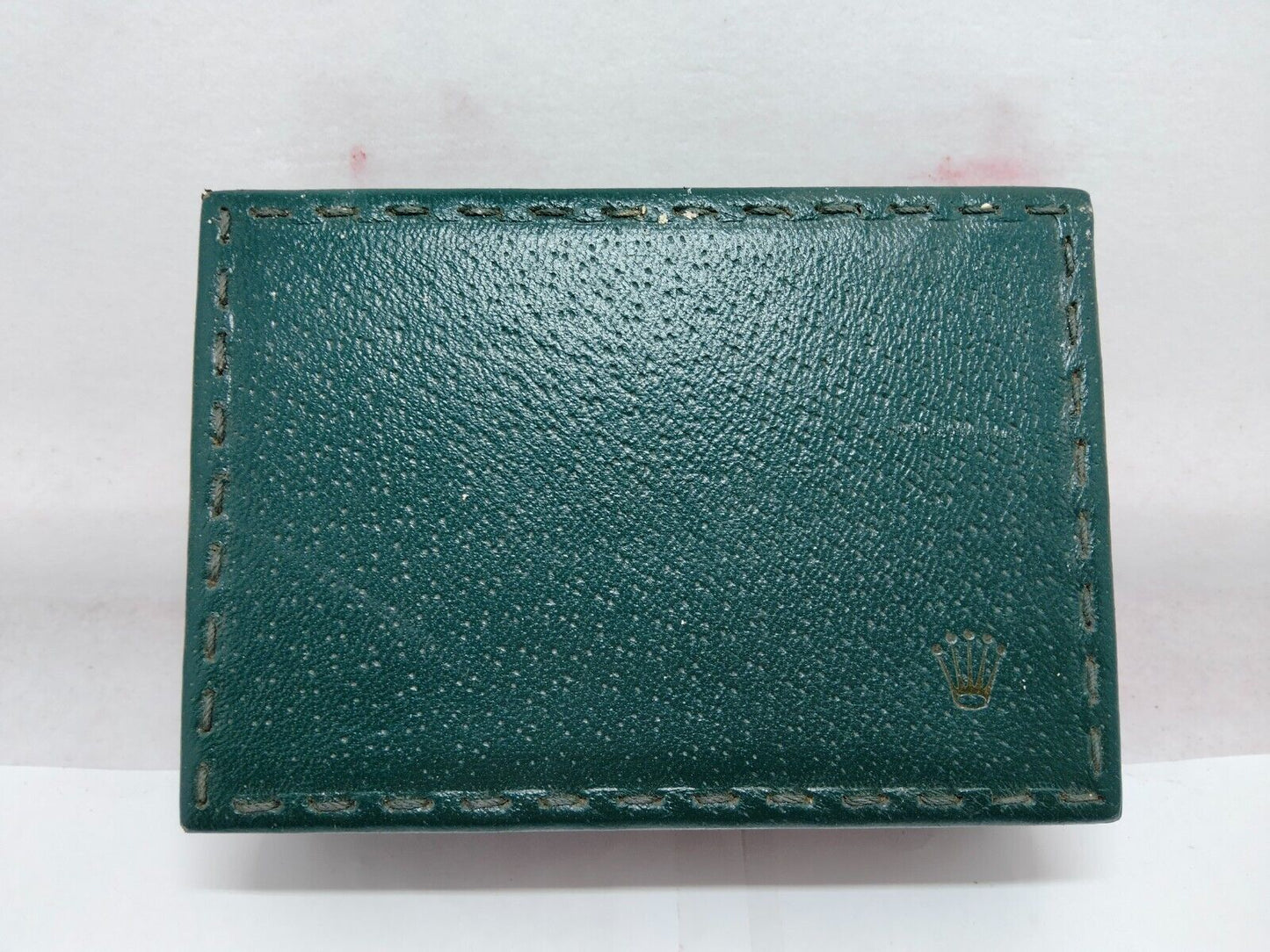 VINTAGE GENUINE ROLEX Green watch box case 68.00.3 no inner cushion 1029002y2S